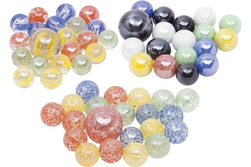 [DAM_8663927] Petit assortiment de billes de verre