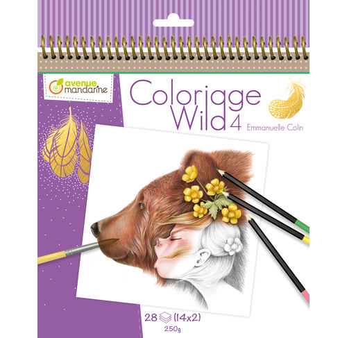 [CHO_GY093C] Carnet de coloriage Wild 4