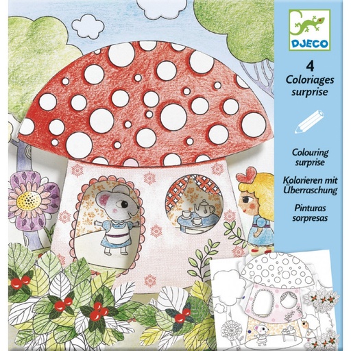 [DJE_DJ09637] "Poucette" (Coloriages Surprises Djeco)