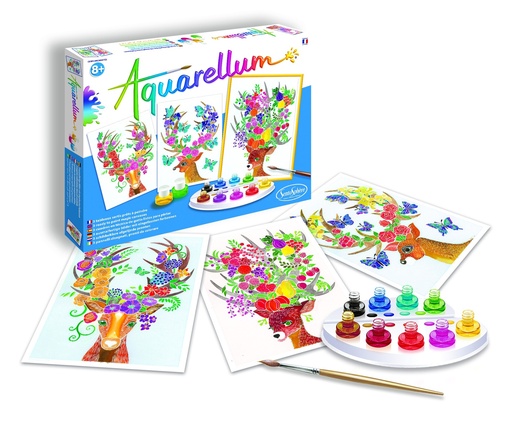 [ASM_326396] Aquarellum cerfs enchantés