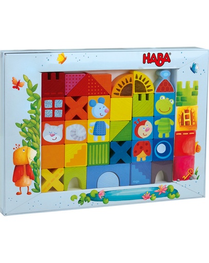 [HAB_302580] Blocs de construction Chat, souris et compagnie (Haba)