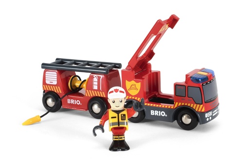 [BRI_33811] Camion De Pompiers Son Et Lumiere BRIO (3 ans +)