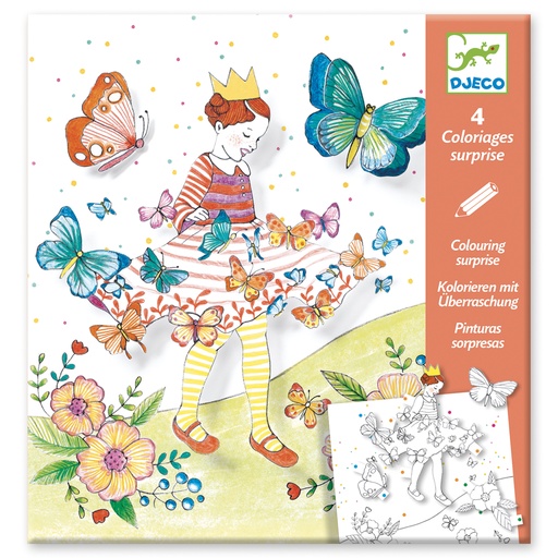 [DJE_DJ09629] Lady butterfly (Coloriages Surprises Djeco)