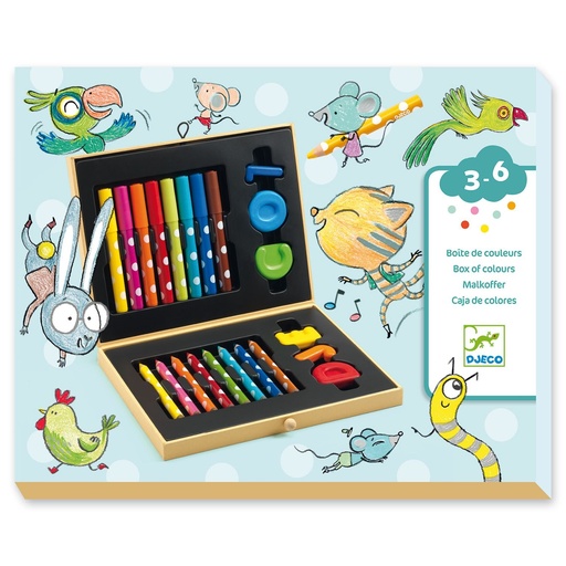 [DJE_DJ09010] Les couleurs - Pour les petits Boite de couleurs pour les petits