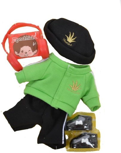 [OKU_335254750] MONCHHICHI Boutique B DJ Style, vert avec pantalon.
