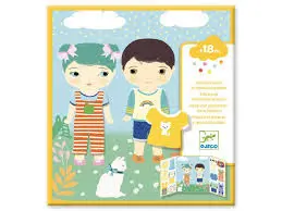 [DJE_DJ09070] Stickers Djeco pour les petits "Les habits"