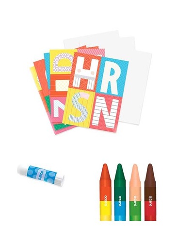 [DJE_DJ08998] Un monde à créer, lettres (Les petits - Créer avec des formes Djeco)