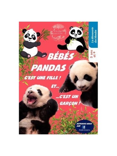 [WAL_9782390420422] Bébés Pandas, C'Est Une Fille…