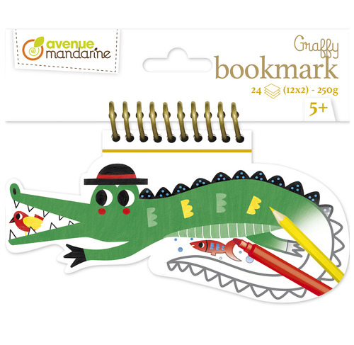 [CHO_GY116C] Graffy Bookmarls croco