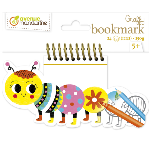 [CHO_GY118C] Graffy bookmarks chenille