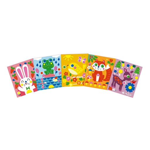 [JAN_J07811] Stickers en mousse petits amis