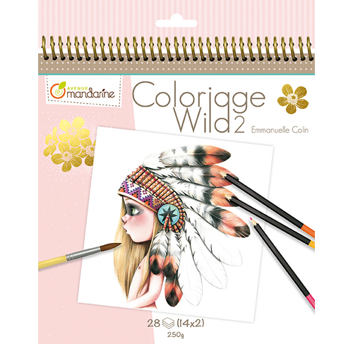 [CHO_GY068C] Carnet de coloriage Wild numéro 2