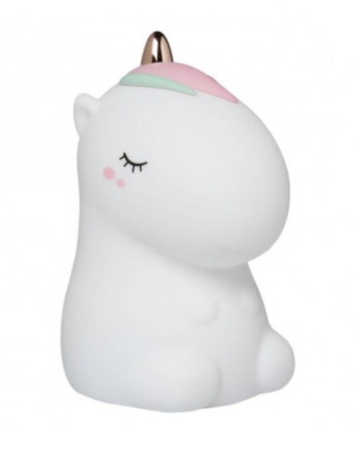 [ALI_UNBLANCM] Veilleuse Little L licorne blanche Cosmo