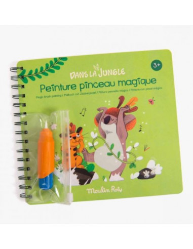 [MOU_661609] Peinture pinceau magique Dans la jungle