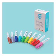 [SUP_10MARKERS001] 10 feutres effaçables pour set en silicone