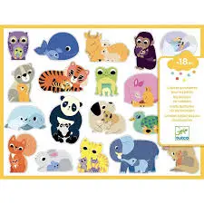 [DJE_DJ09077] Grosses gommettes: gommettes mamans-bébé