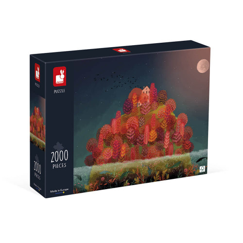 [JAN_J02518] Puzzle automne rouge 2000p