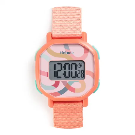 [DJE_DD00453] Montre digitale, Pastel volute