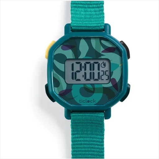 [DJE_DD00455] Montre digitale, Green snakes