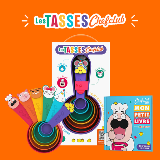 [CLU_2BOOK409] Mini-coffret kids: Les tasses Chef Club