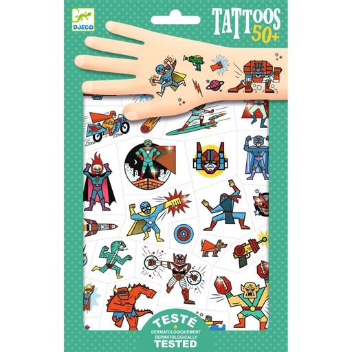 [DJE_DJ09614] tatouages Heroes vs villains