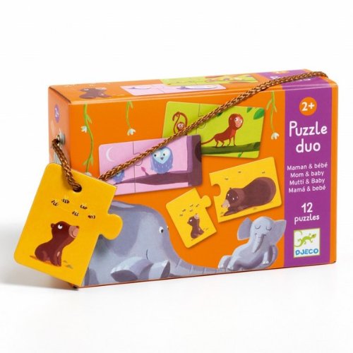 [DJE_DJ08197] Puzzles duo-trio Bébés animaux