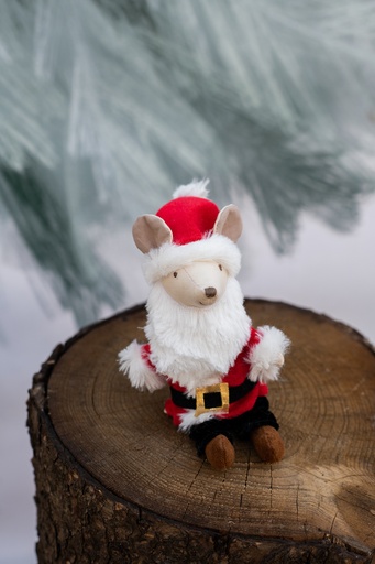 [GRP_93275] Peluche Nicolas, la souris de Noel