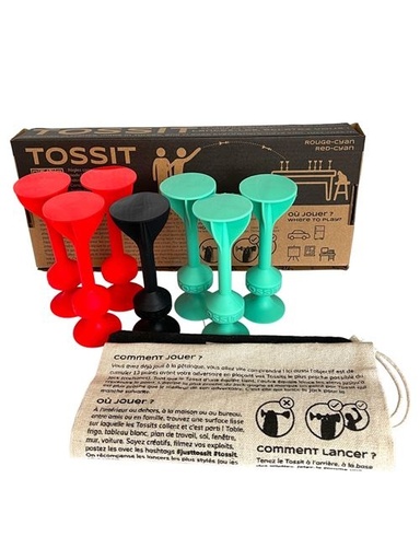 [HBG_TOSSRC] tossit rouge et cyan