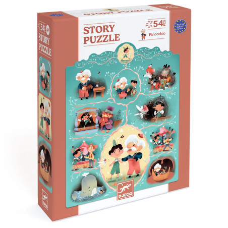 [DJE_ DJ07052] PUZZLES - STRORY PUZZLES Pinocchio - 54 pcs