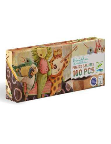 [DJE_ DJ07681] PUZZLES - PUZZLES GALLERY Wonderful ride - 100 pcs - FSC MIX
