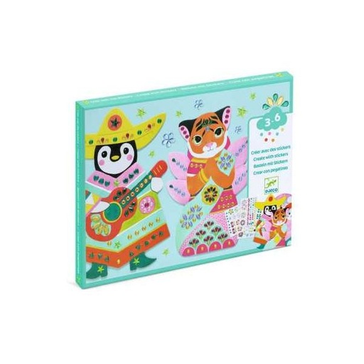 [DJE_ DJ00091] LES PETITS CADEAUX DES PETITS - STICKERS  Brillants - FSC MIX