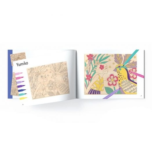 [DJE_ DJ08738] LES PLUS GRANDS - DESSINS & COLORIAGES Sweet girls - FSC Mix ( Packaging )