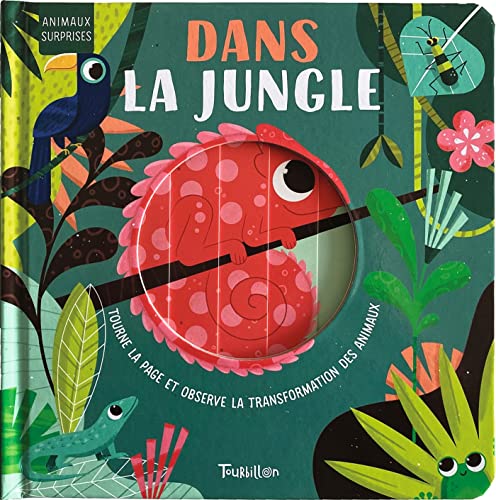 [PIK_10600] Livre cartonné animé, Dans la jungle