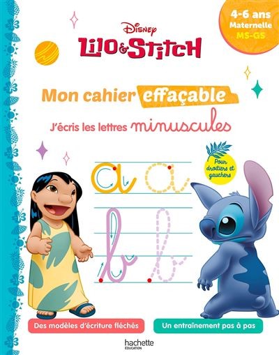 [DIL_9782017269267] Lilo Et Stitch Mon Cahier Effacable J'ecris Les Lettres Minu