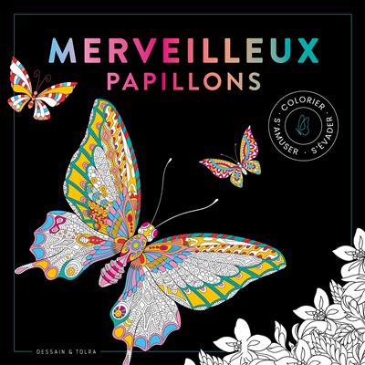 [DIL_9782295015594] Black Coloriage Merveilleux Papillons - NP